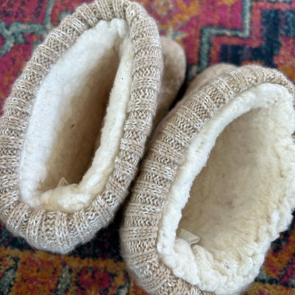 🔥Muk Luks | Women’s tan heather faux sherpa lined Essentials Knit Boots, size 9 - Picture 6 of 16